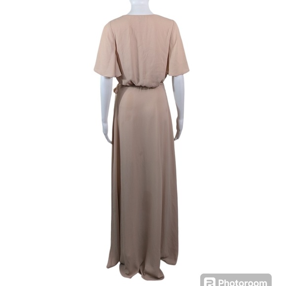 Show Me Your Mumu Light Pink Sophia Wrap Dress Size S - Picture 2 of 4